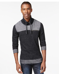 INC International Concepts Otto Funnel Neck Hooded Sweater Only At Macys