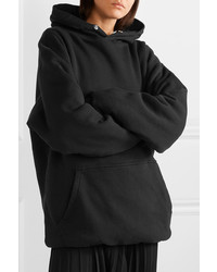 Balenciaga Oversized Embroidered Cotton Jersey Hoodie