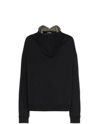 Raf Simons Oversized Front Hooded Cotton Jumper