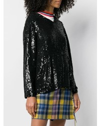 P.A.R.O.S.H. Oversized Sequinned Hoodie