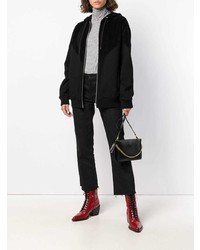 Givenchy Panelled Zip Front Hoodie