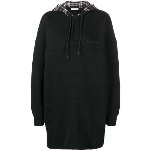 Balenciaga Patchwork Hoodie, $929 | farfetch.com | Lookastic