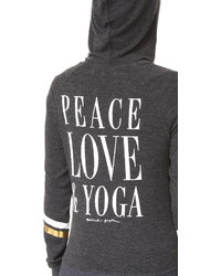 Spiritual Gangster Peace Love Yoga Beach Hoodie