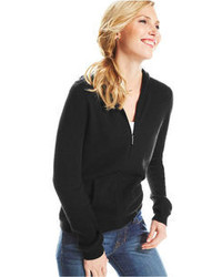 Charter Club Petite Zip Up Cashmere Hoodie