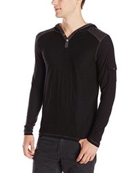 Modern Culture Popover Hoodie With Contrast Shoulder Panel