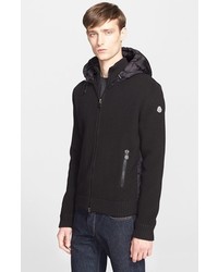 Moncler Quilted Back Hooded Sweater