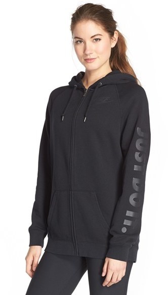 nike rally zip up hoodie