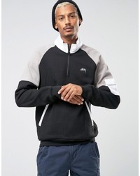 Stussy Track Sweatshirt With Half Zip