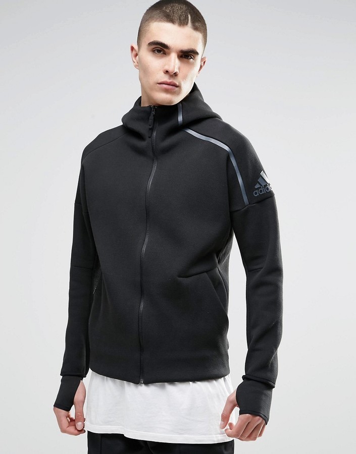 Adidas Training Zne Hoodie In Black B479 85 Asos Lookastic