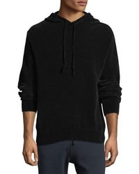 Vince Velour Pullover Hoodie