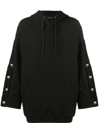Y/Project Y Project Oversized Hoodie With Arm Button Fastening