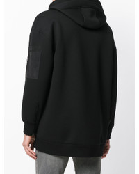 Neil Barrett Zip Detail Hooded Sweatshirt