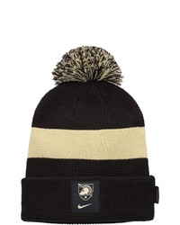Nike Black Army Black Knights 2021 Team Sideline Cuffed Knit Hat With Pom At Nordstrom