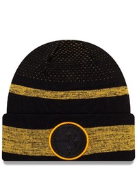 New Era Black Pittsburgh Ers 2021 Nfl Sideline Tech Cuffed Knit Hat At Nordstrom
