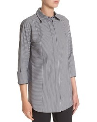 Lafayette 148 New York Claude Scania Stripe Blouse