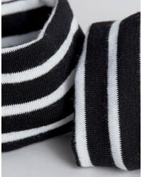 Asos Pack Of 2 Jersey Stripe Bracelets Co Ord