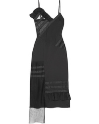 Black Horizontal Striped Cami Dress