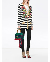 Gucci Embroidered Oversized Cardigan