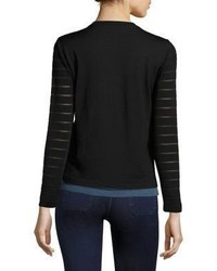 Piazza Sempione Striped Knit Cardigan