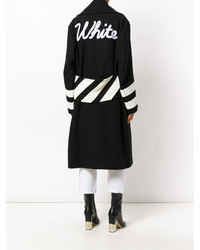 Off-White Diagonal Stripe Coat
