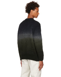Sacai Black Gradient Sweater