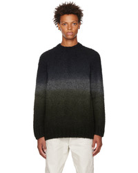 Sacai Black Gradient Sweater
