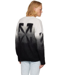 Off-White Black Striped Sweater