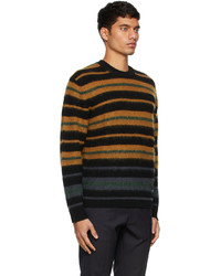Paul Smith Brown Black Pullover Sweater