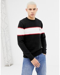 New Look Jumper With Nyc Embroidery In Black
