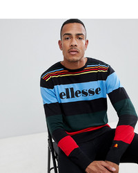 Ellesse Knitted Jumper With Bold Block Stripes
