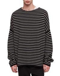 AllSaints Marty Stripe Crewneck Sweater