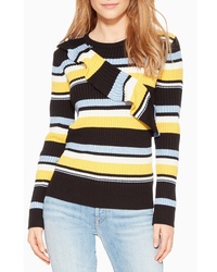 Parker Montego Stripe Ruffle Sweater