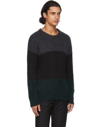 Isabel Benenato Multicolor Brushed Mohair Striped Sweater