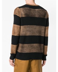 Avant Toi Overdyed Striped Sweater