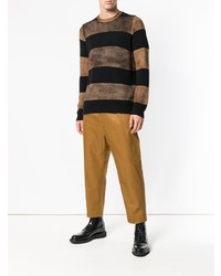 Avant Toi Overdyed Striped Sweater