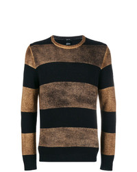 Avant Toi Overdyed Striped Sweater
