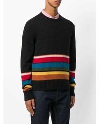 Prada Rainbow Stripe Knitted Jumper