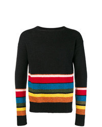 Prada Shetland Striped Sweater