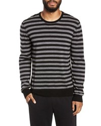 ATM Anthony Thomas Melillo Slim Fit Stripe Merino Wool Sweater
