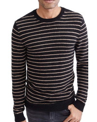 7 For All Mankind Stripe Crewneck Sweater