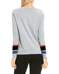 Vince Camuto Stripe Cuff Sweater