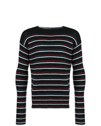 Prada Striped Knit Shetland Sweater
