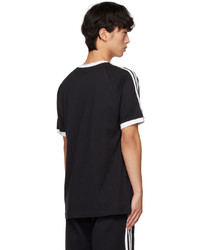 adidas Originals Black Adicolor Classics 3 Stripes T Shirt