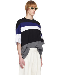 Dries Van Noten Black Striped T Shirt