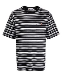 A Bathing Ape Hoop One Point Striped T Shirt