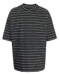 Juun.J Horizontal Stripe T Shirt