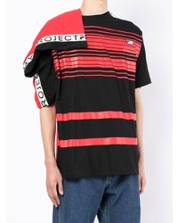 Y/Project Layered Logo Patch Cotton T Shirt