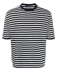 Lardini Short Sleeve Striped T Shirt