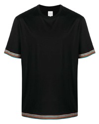 Paul Smith Stripe Detail Short Sleeve T Shirt