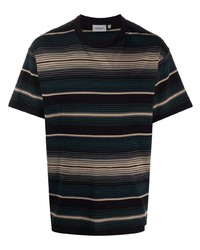Carhartt WIP Stripe Pattern Cotton T Shirt